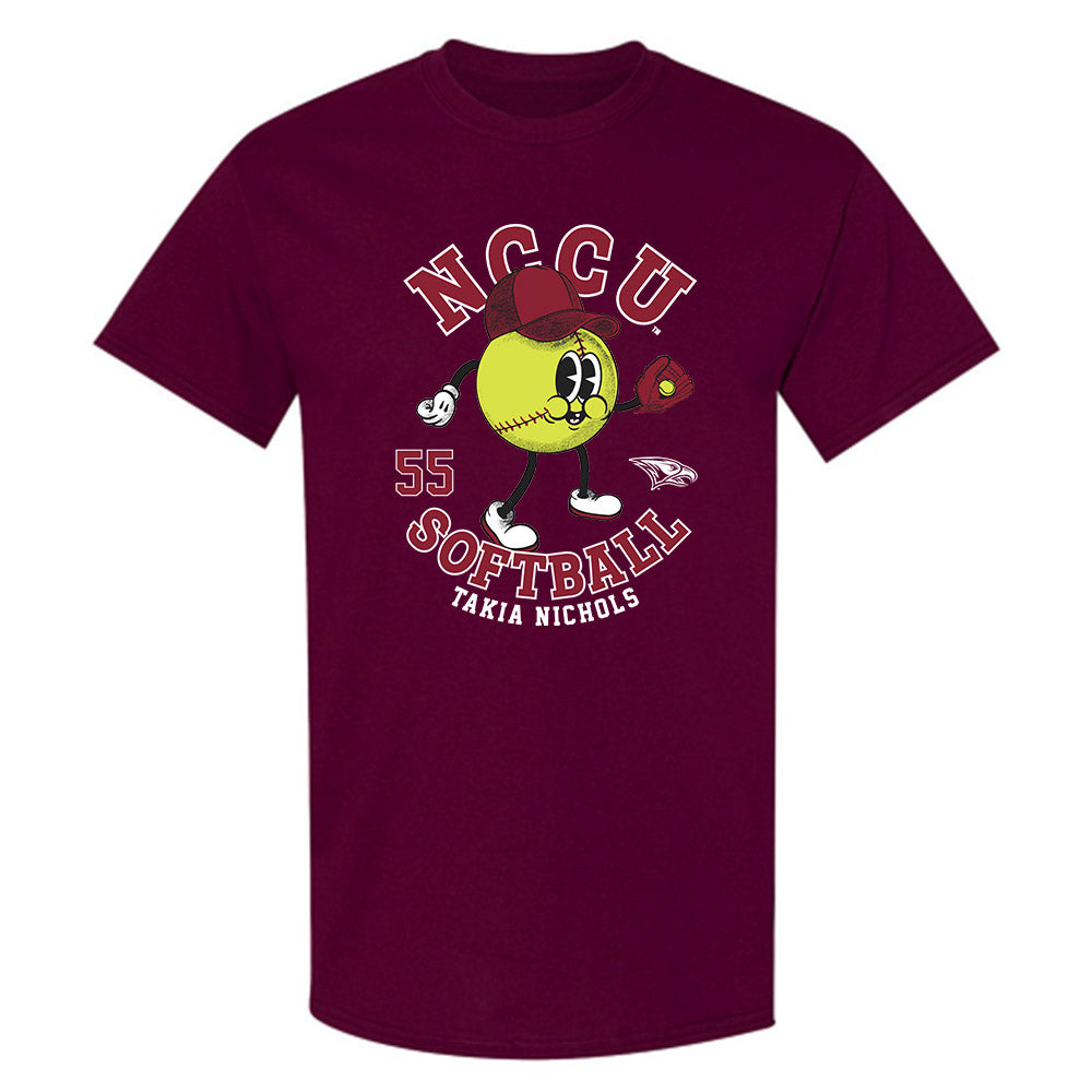 NCCU - NCAA Softball : Takia Nichols - T-Shirt Fashion Shersey