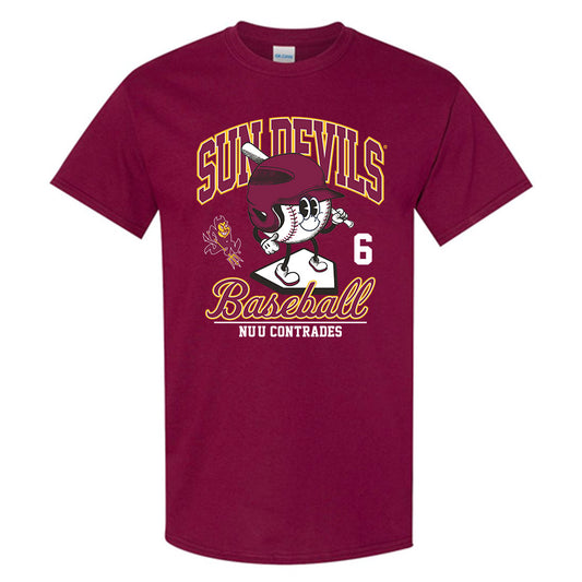 Arizona State - NCAA Baseball : Nu'u Contrades - Fashion Shersey Short Sleeve T-Shirt