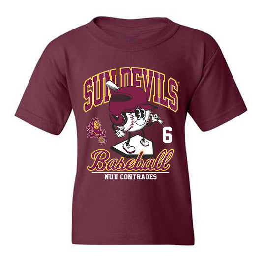 Arizona State - NCAA Baseball : Nu'u Contrades - Fashion Shersey Youth T-Shirt