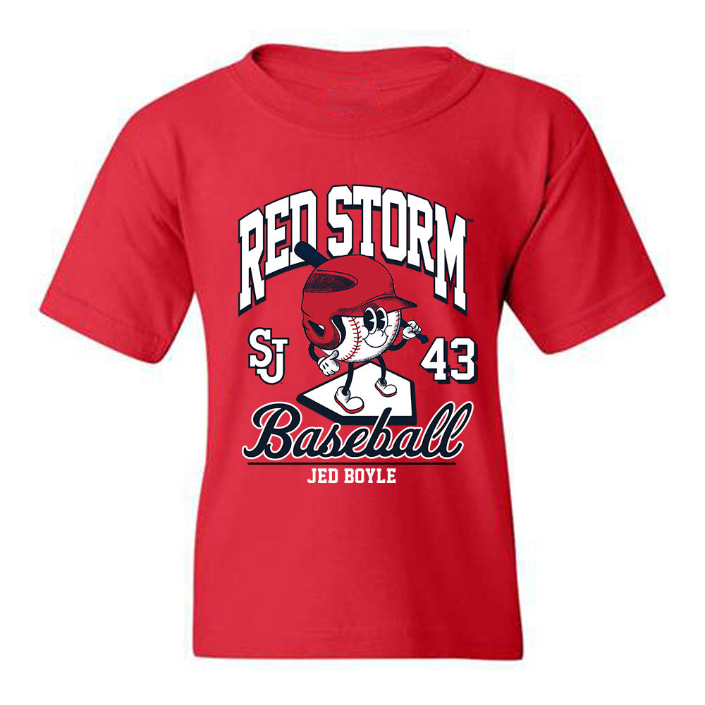 St. Johns - NCAA Baseball : Jed Boyle - Youth T-Shirt Fashion Shersey