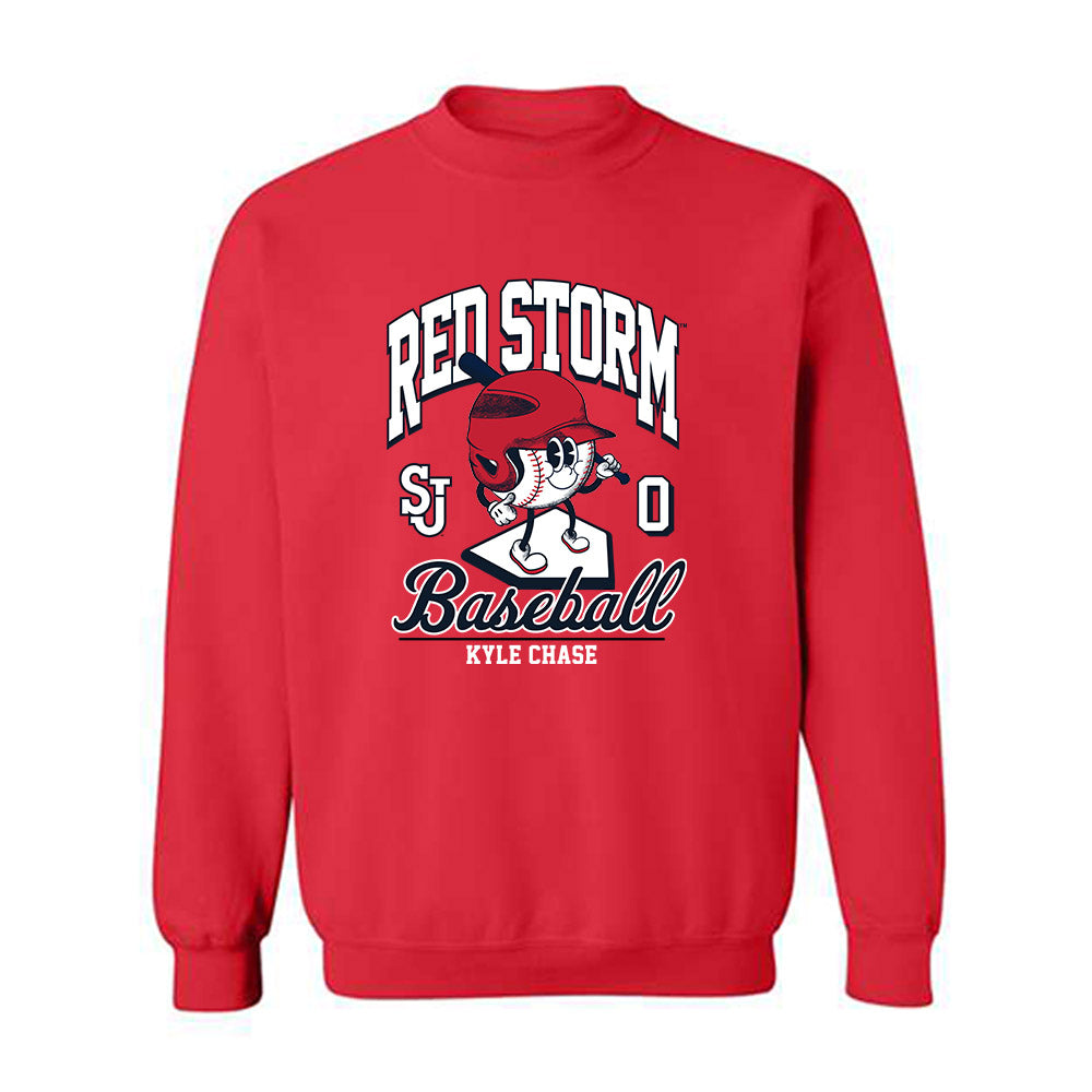 St. Johns - NCAA Baseball : Kyle Chase - Crewneck Sweatshirt Fashion Shersey