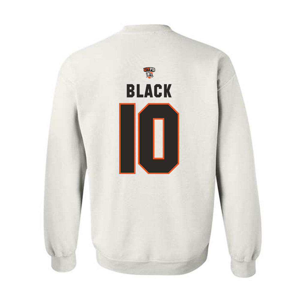 UTPB - NCAA Women's Volleyball : Mya Black - Crewneck Sweatshirt Replica Shersey