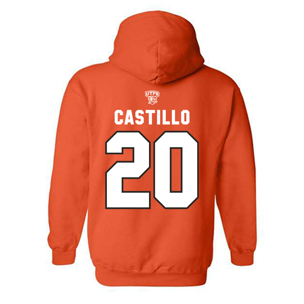 UTPB - NCAA Football : Justin Castillo - Hooded Sweatshirt