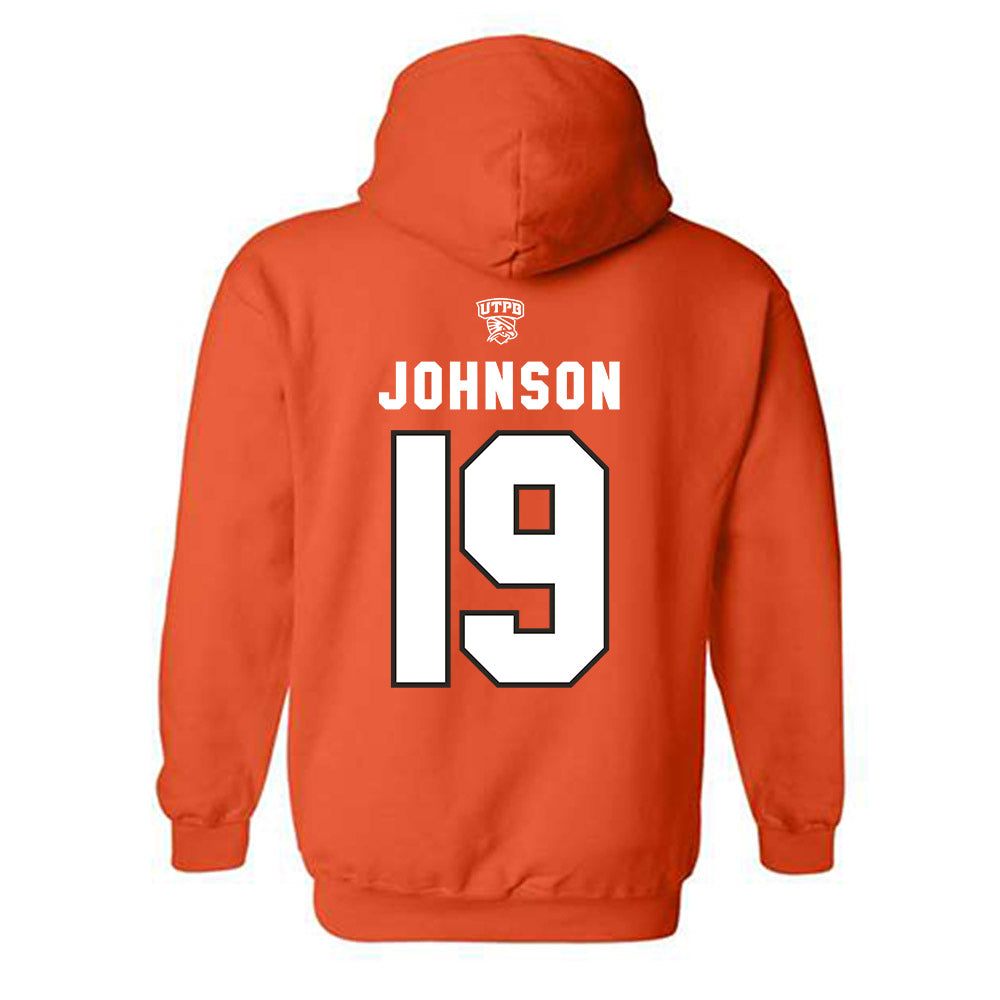 UTPB - NCAA Football : Chanlor Johnson - Hooded Sweatshirt