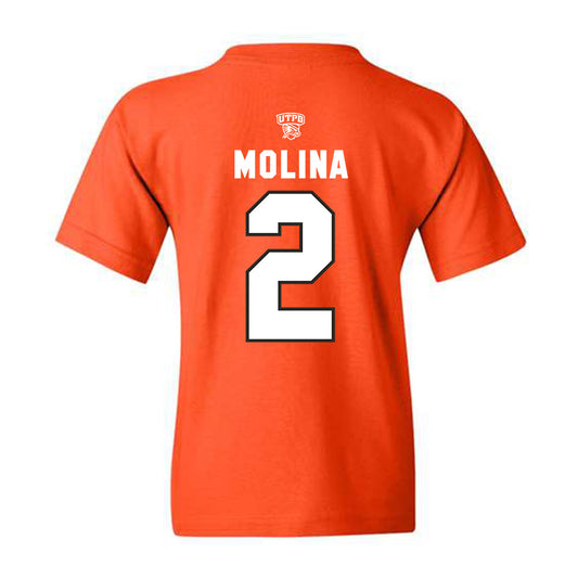 UTPB - NCAA Football : Marcus Molina - Youth T-Shirt Replica Shersey