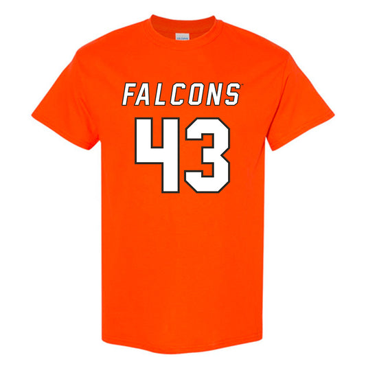 UTPB - NCAA Football : Michael Mayfield - Orange Replica Shersey Short Sleeve T-Shirt