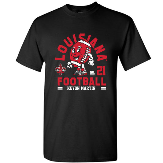 Louisiana - NCAA Football : Keyon Martin - Black Fashion Shersey Short Sleeve T-Shirt