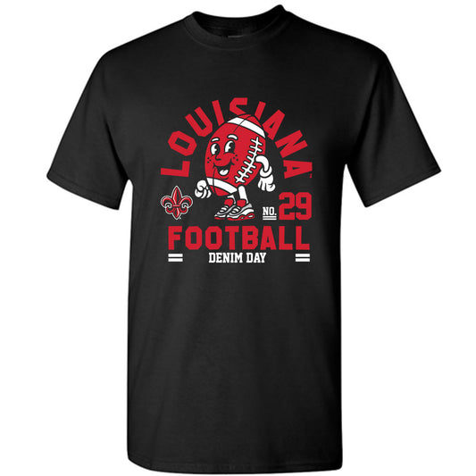 Louisiana - NCAA Football : Denim Day - Black Fashion Shersey Short Sleeve T-Shirt