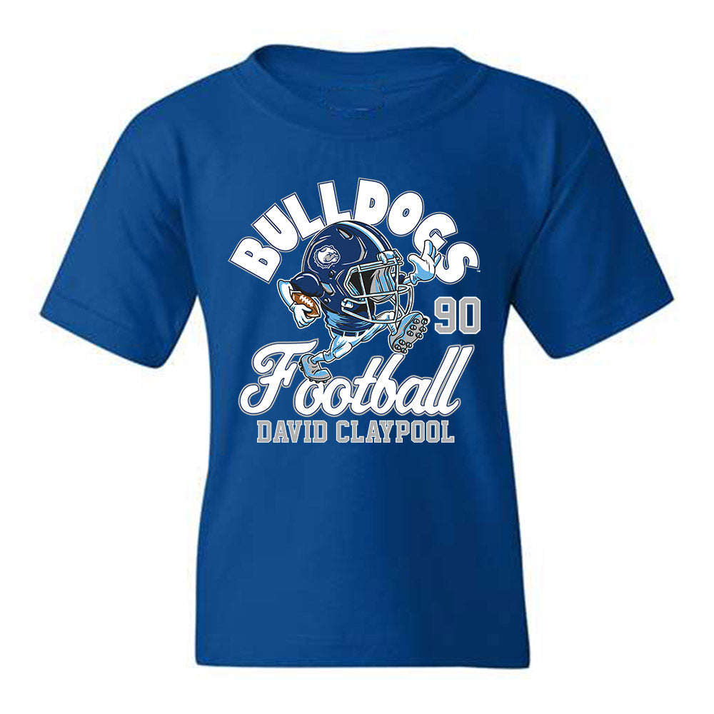 StakesMFG Drake - NCAA Football : David Claypool - Royal Fashion shersey Youth T-Shirt Royal / Youth Extra Large