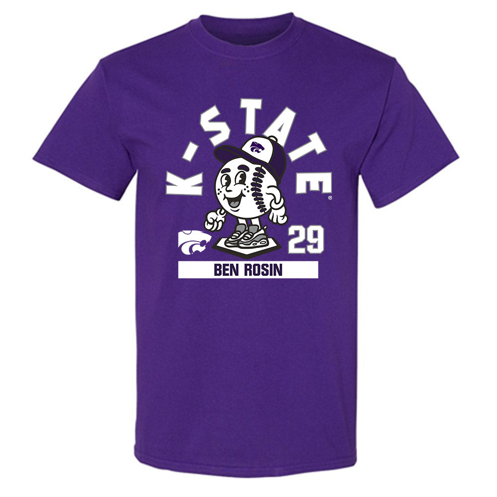 Kansas State - NCAA Baseball : Ben Rosin - T-Shirt Fashion Shersey