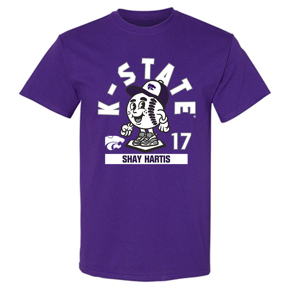 Kansas State - NCAA Baseball : Shay Hartis - T-Shirt Fashion Shersey