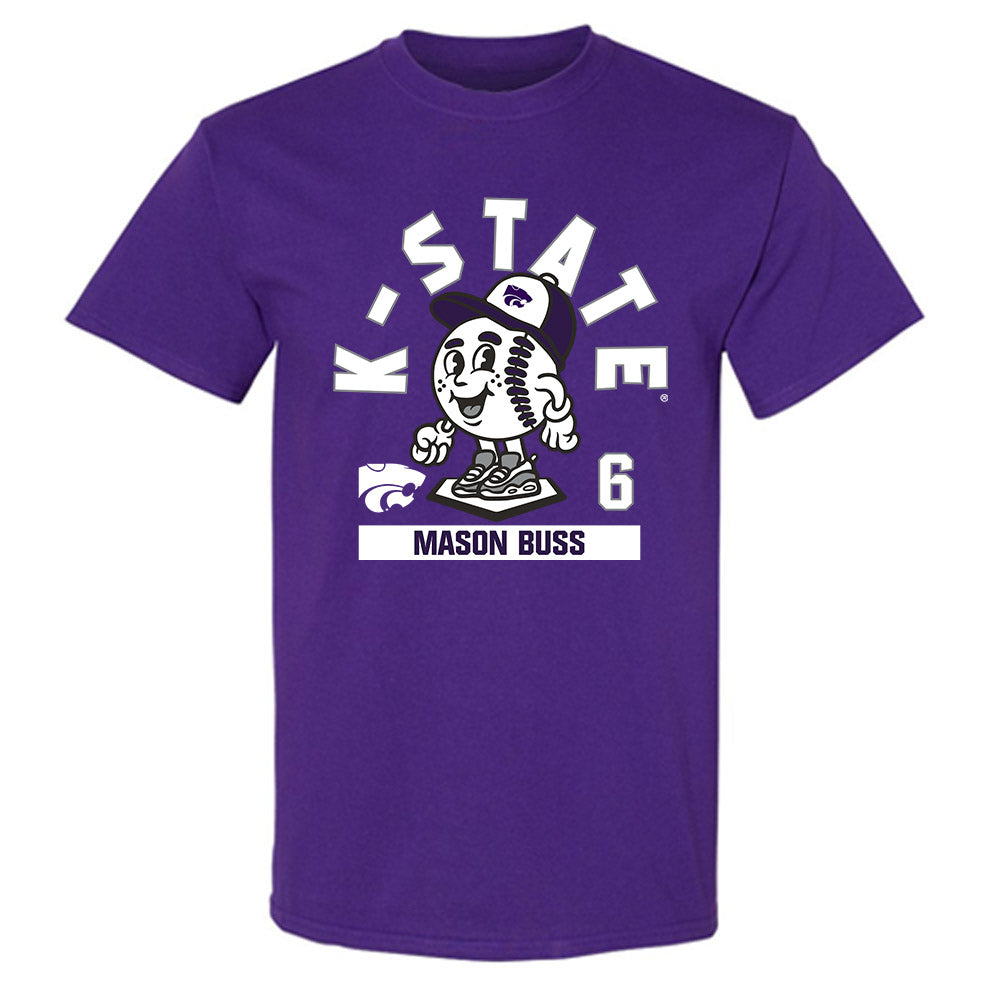 Kansas State - NCAA Baseball : Mason Buss - T-Shirt Fashion Shersey