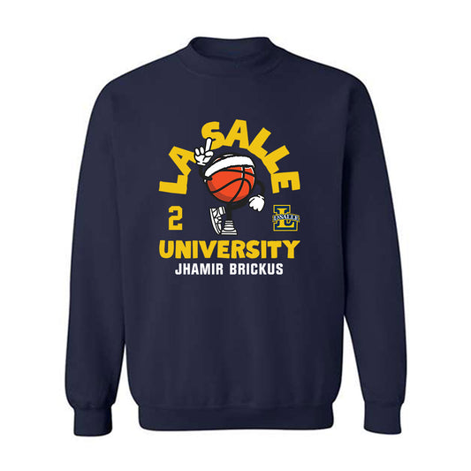 La Salle - NCAA Men's Basketball : Jhamir Brickus - Crewneck Sweatshirt Fashion Shersey