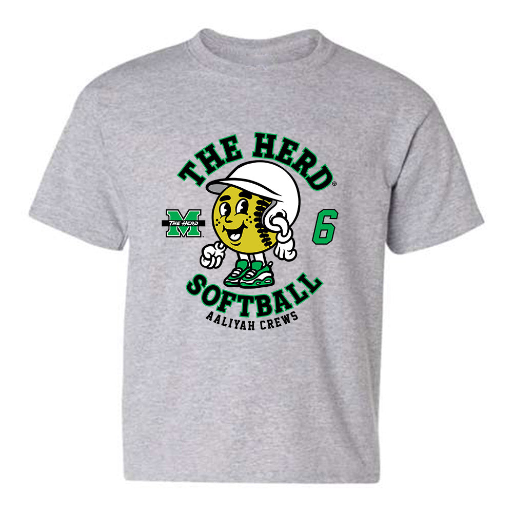 Marshall - NCAA Softball : Aaliyah Crews - Youth T-Shirt Fashion Shersey