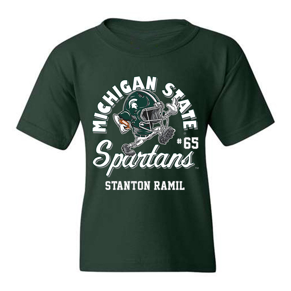 Buy New Custom Michigan State Spartans Jersey Alternate Black Football 2023