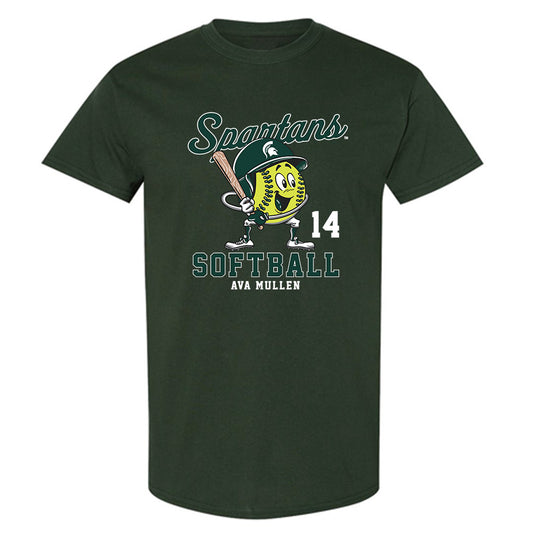 Michigan State - NCAA Softball : Ava Mullen - T-Shirt Fashion Shersey
