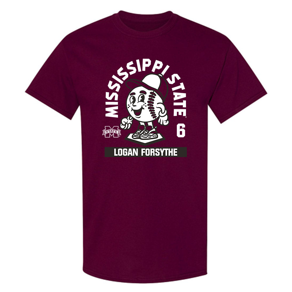 Mississippi State - NCAA Baseball : Logan Forsythe - T-Shirt Fashion Shersey