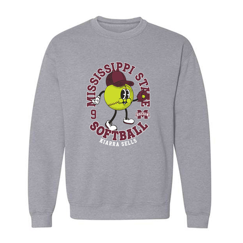 Mississippi State - NCAA Softball : Kiarra Sells - Crewneck Sweatshirt Fashion Shersey