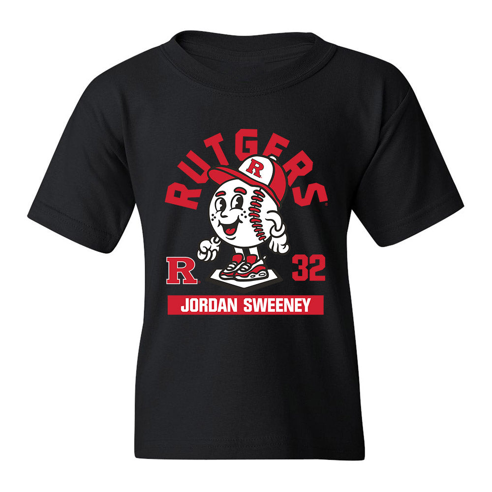 Rutgers - NCAA Baseball : Jordan Sweeney - Youth T-Shirt Fashion Shersey