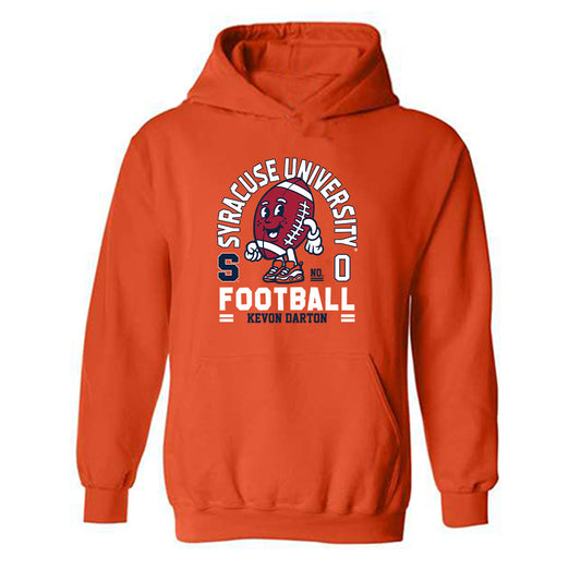 Syracuse - NCAA Football : Kevon Darton - Fashion Shersey Hooded Sweatshirt