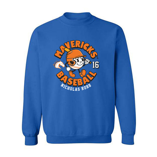 Texas Arlington - NCAA Baseball : Nicholas Robb - Crewneck Sweatshirt Fashion Shersey