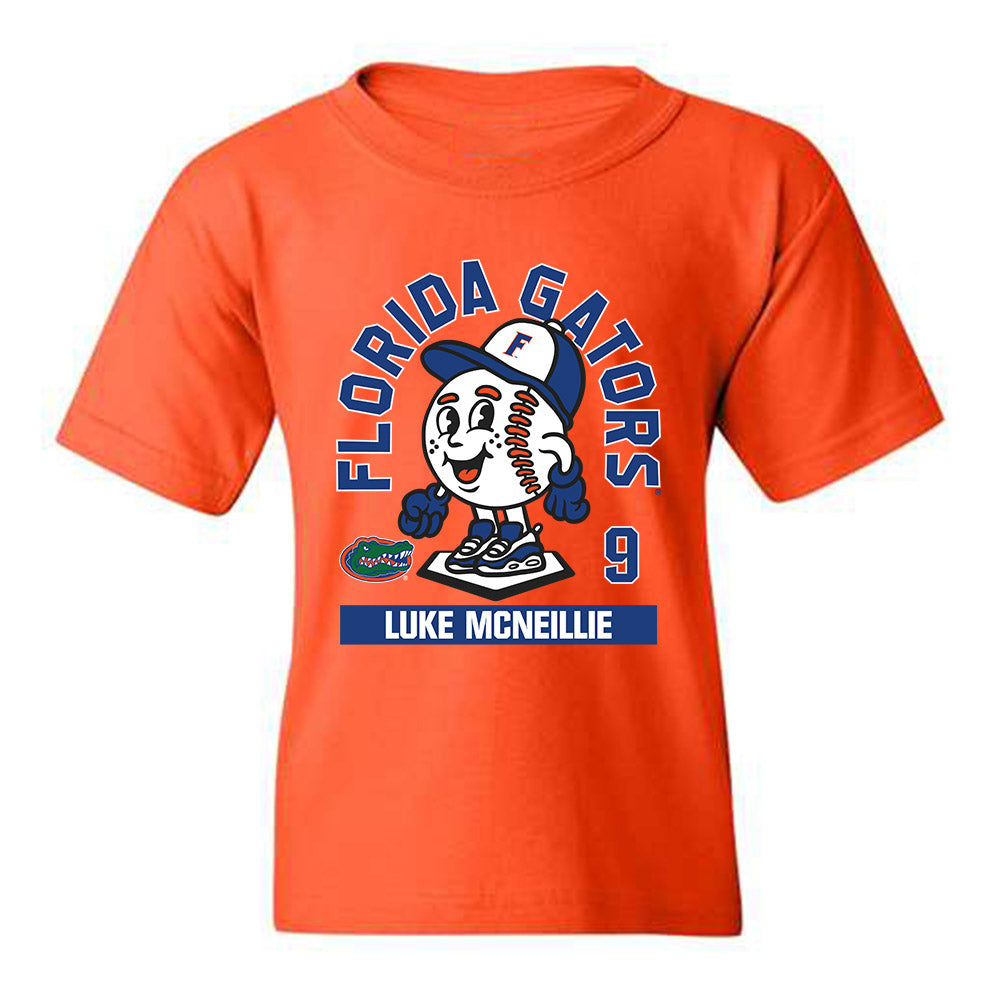 Florida - NCAA Baseball : Luke McNeillie - Youth T-Shirt Fashion Shersey