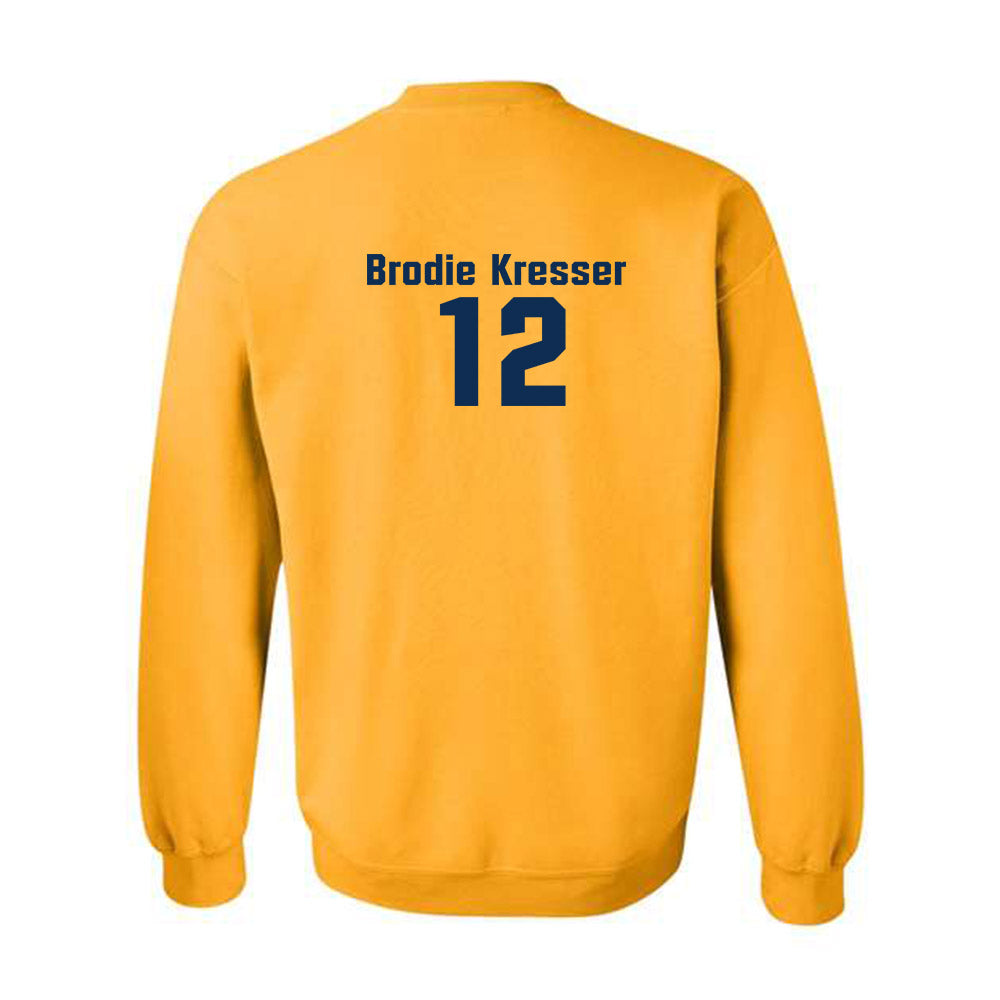West Virginia - NCAA Baseball : Brodie Kresser - Crewneck Sweatshirt Fashion Shersey