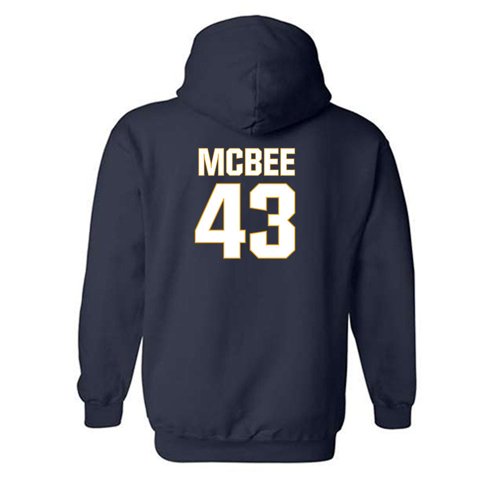 West Virginia - NCAA Football : Colin McBee - Hooded Sweatshirt Classic Shersey