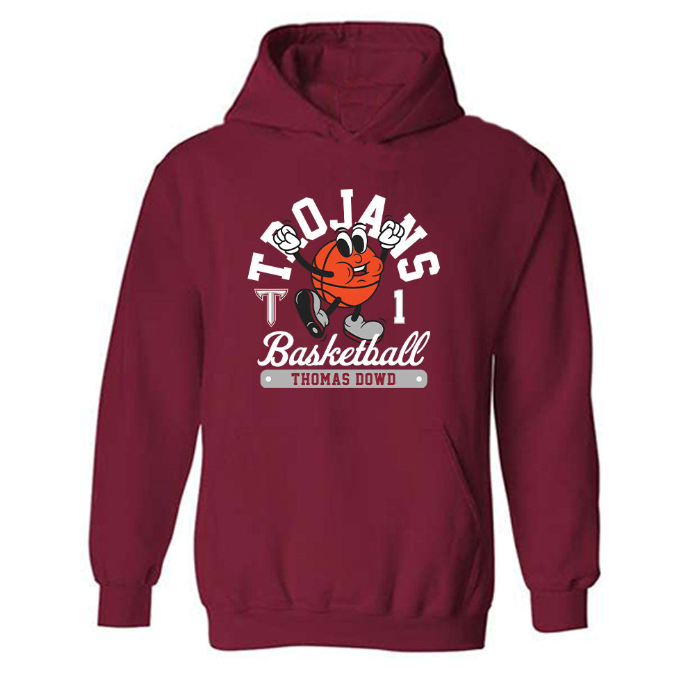 Troy - NCAA Men's Basketball : Thomas Dowd - Hooded Sweatshirt Fashion Shersey