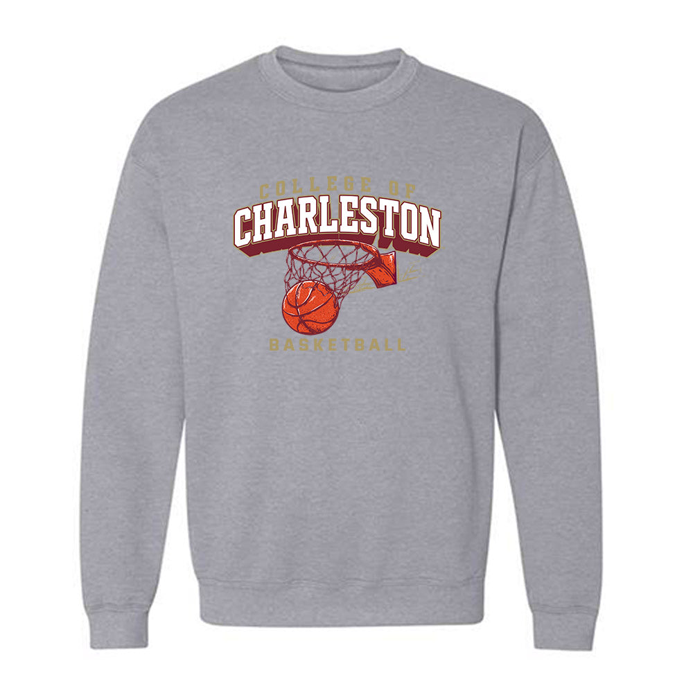 Charleston - NCAA Men's Basketball : Ben Burnham - Sports Shersey Sweatshirt