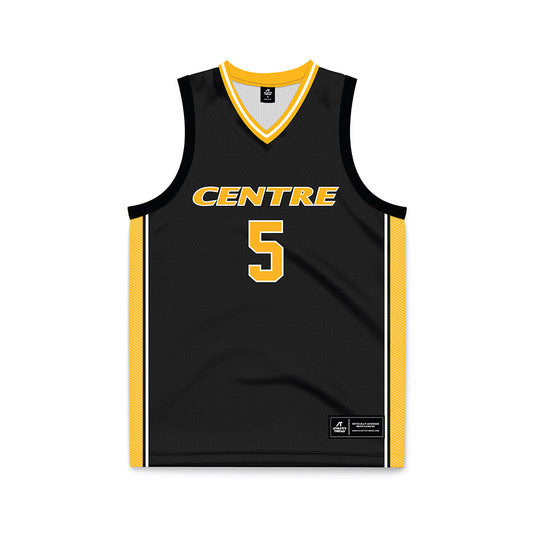 Centre College - NCAA Basketball : Bailey Rucker - Black Jersey