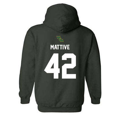 William & Mary - NCAA Football : Cade Mattive - Sports Shersey Hooded Sweatshirt
