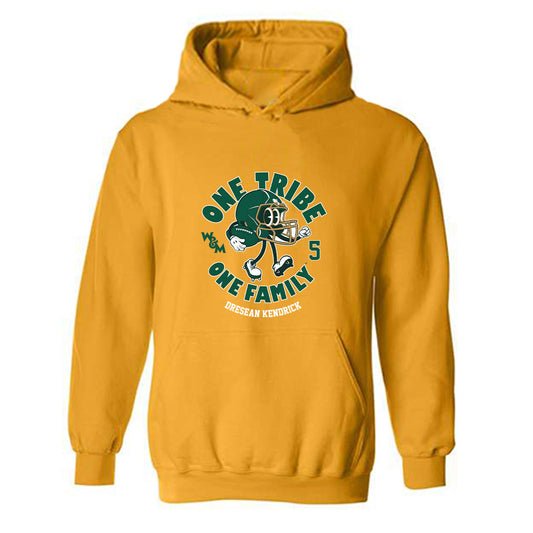 William & Mary - NCAA Football : DreSean Kendrick - Gold Fashion Hooded Sweatshirt