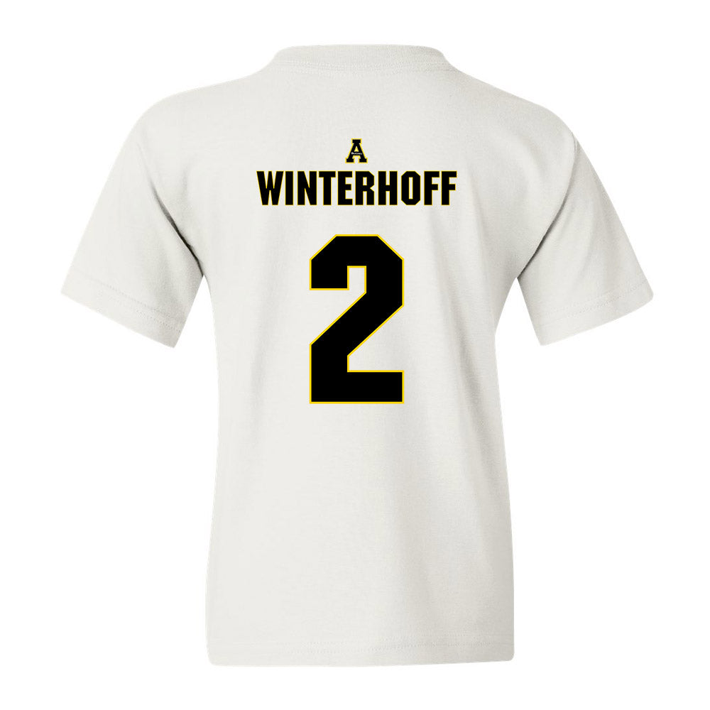 App State - NCAA Women's Volleyball : Maya Winterhoff - Youth T-Shirt Replica Shersey