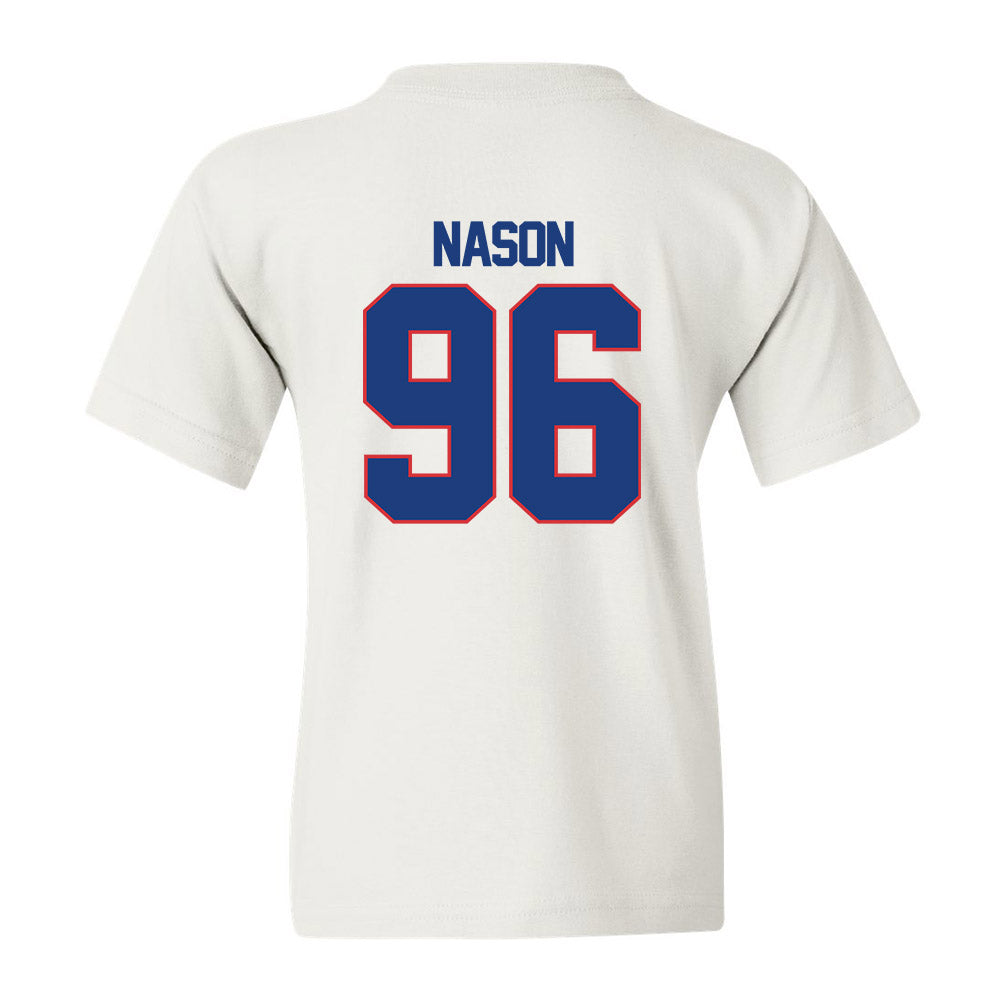 LA Tech - NCAA Football : Zion Nason - White Replica Shersey Youth T-Shirt