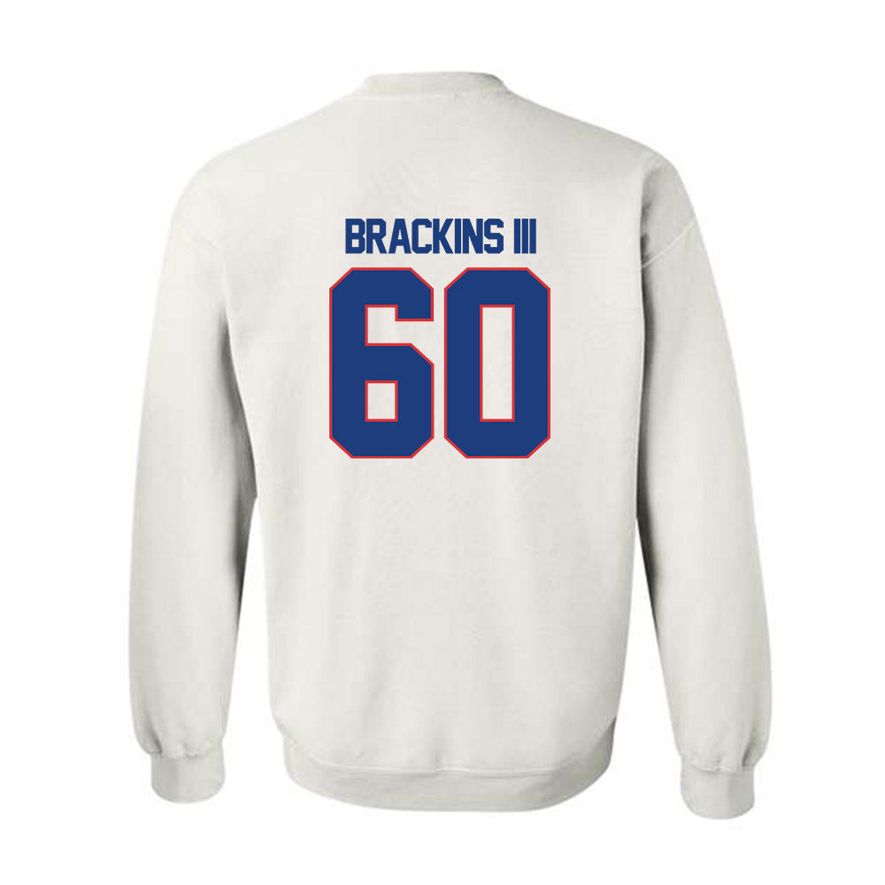 LA Tech - NCAA Football : Roy Brackins III - Crewneck Sweatshirt Replica Shersey