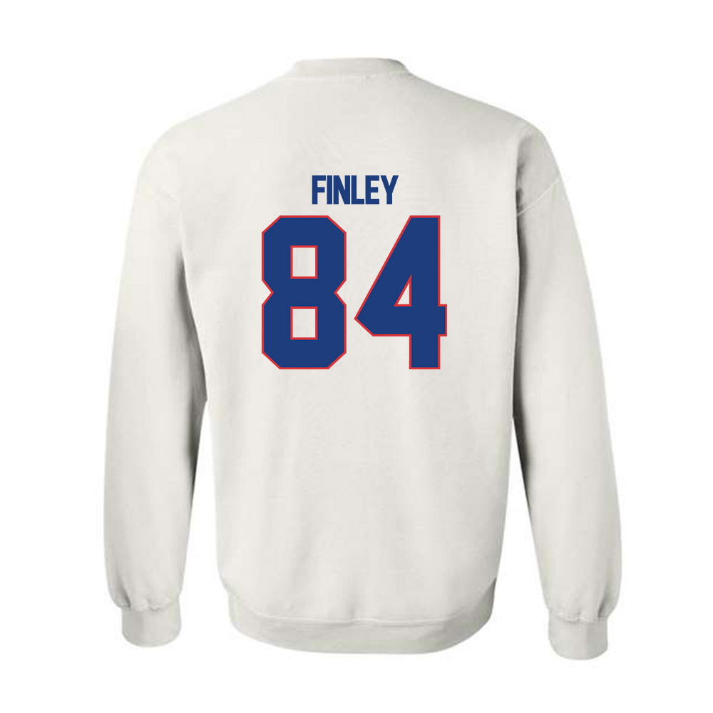 LA Tech - NCAA Football : Elliott Finley - White Replica Shersey Sweatshirt