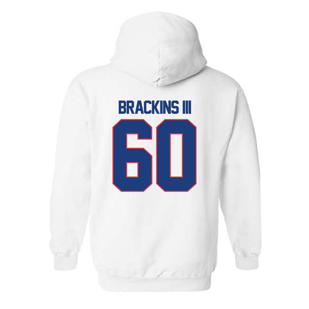 LA Tech - NCAA Football : Roy Brackins III - Hooded Sweatshirt Replica Shersey