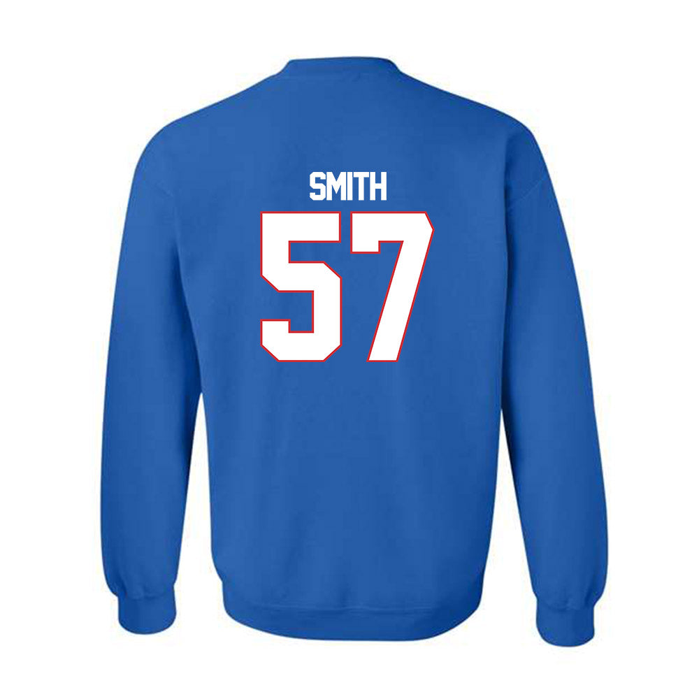 LA Tech - NCAA Football : Jadon Smith - Royal Replica Shersey Sweatshirt