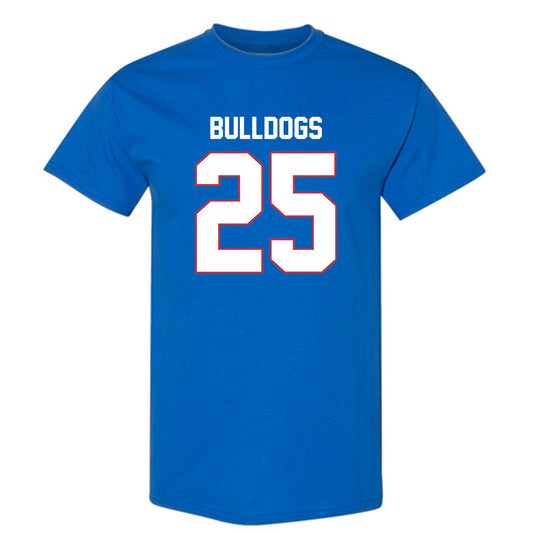 LA Tech - NCAA Football : Colton Deckard - Royal Replica Shersey Short Sleeve T-Shirt
