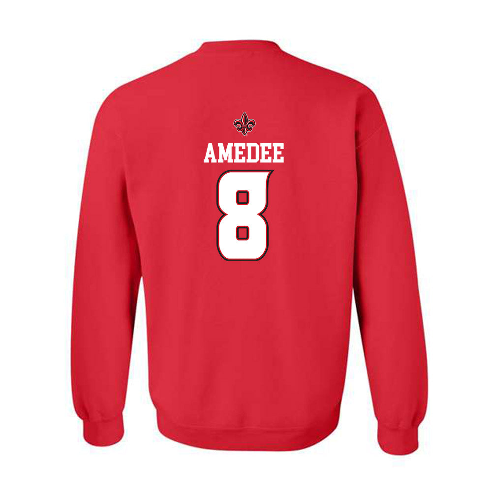 Louisiana - NCAA Baseball : Lee Amedee - Crewneck Sweatshirt Replica Shersey