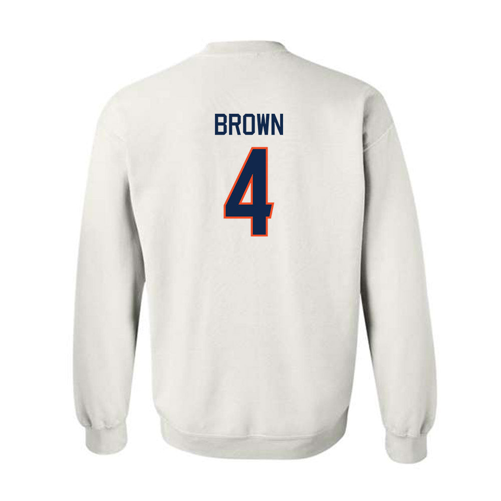 Virginia - NCAA Women's Basketball : Jillian Brown - Crewneck Sweatshirt Replica Shersey
