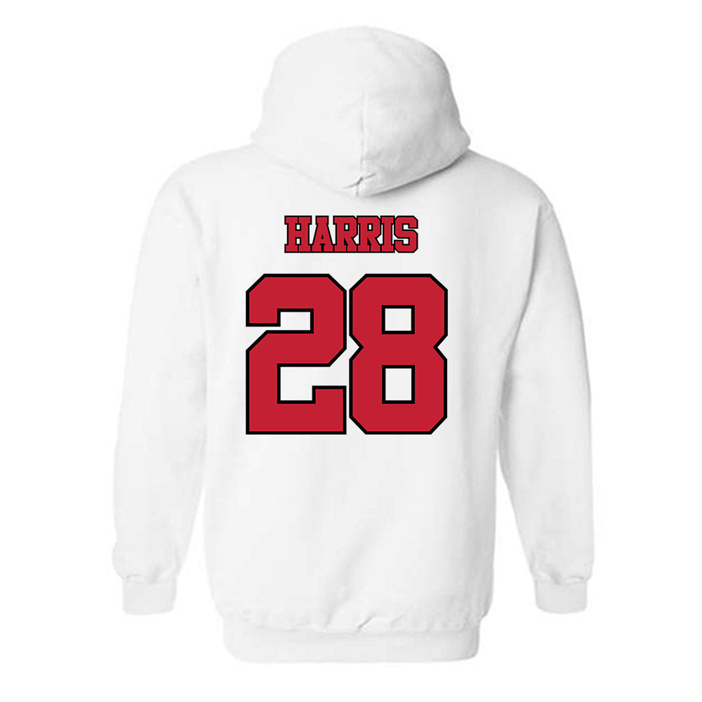 Utah - NCAA Baseball : Jaden Harris - Hooded Sweatshirt Replica Shersey