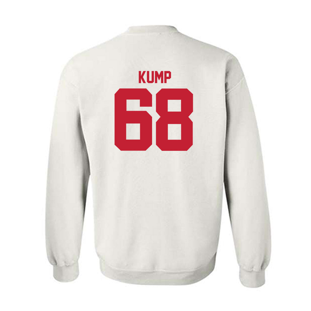 Utah - NCAA Football : Jaren Kump - White Replica Shersey Sweatshirt