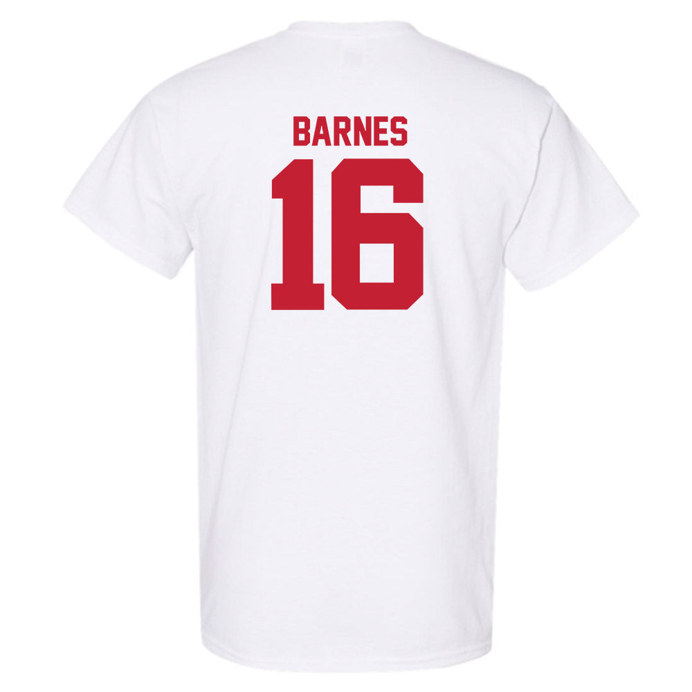Utah - NCAA Football : Bryson Barnes - White Replica Shersey Short Sleeve T-Shirt