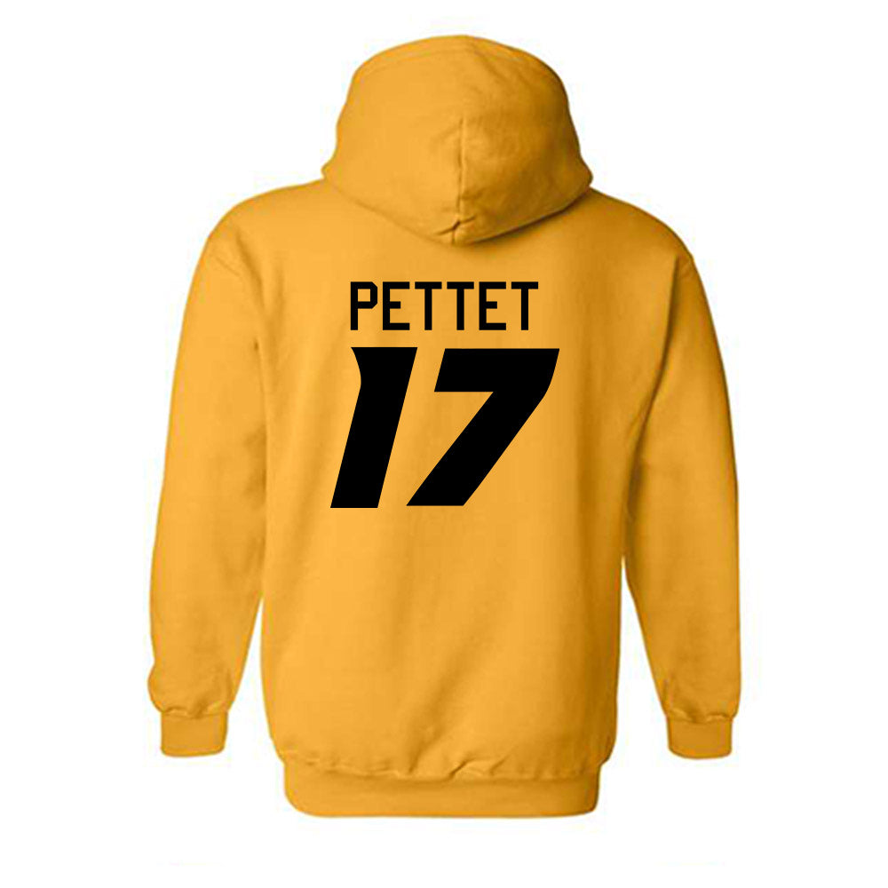 Missouri - NCAA Women's Soccer : Grace Pettet - Gold Replica Shersey Hooded Sweatshirt