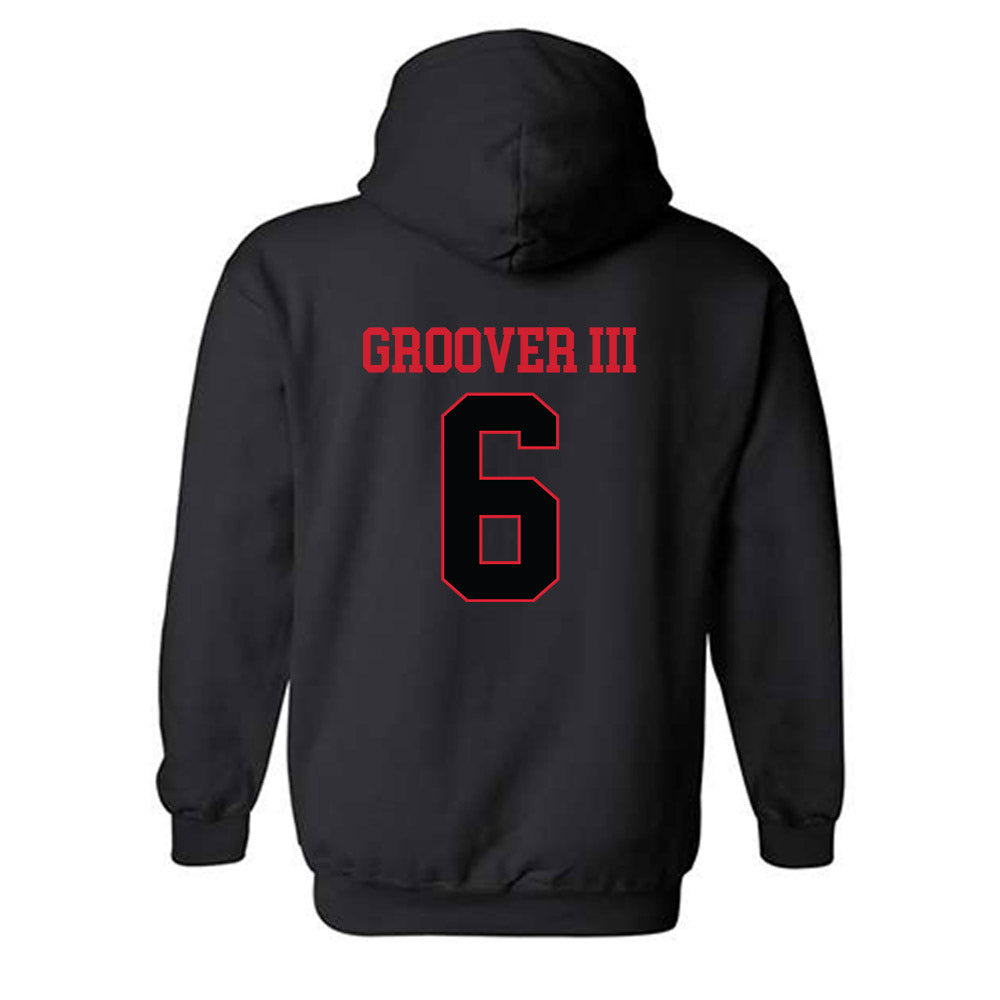 NC State - NCAA Baseball : LuJames Groover III - Hooded Sweatshirt Replica Shersey