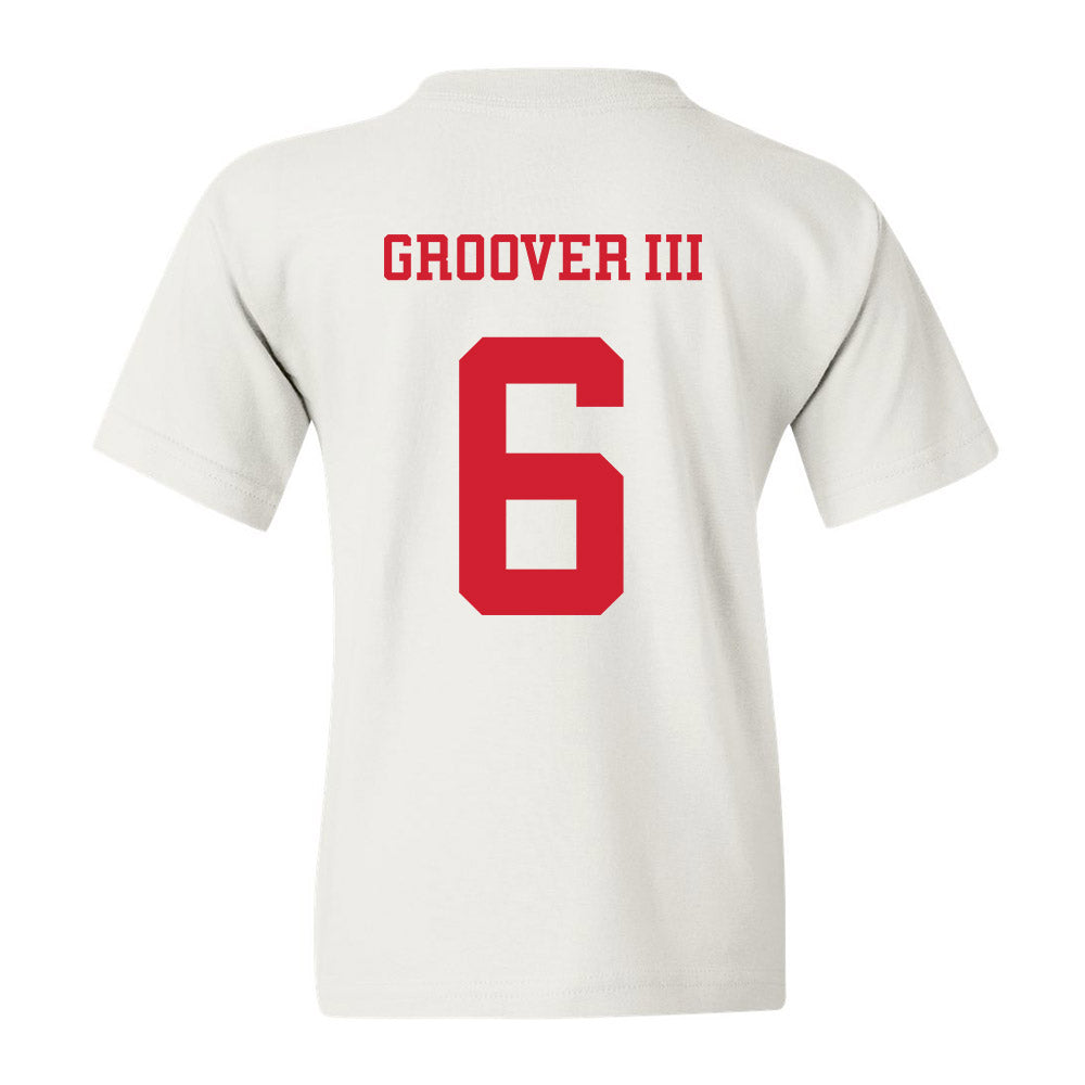 NC State - NCAA Baseball : LuJames Groover III - Youth T-Shirt Replica Shersey