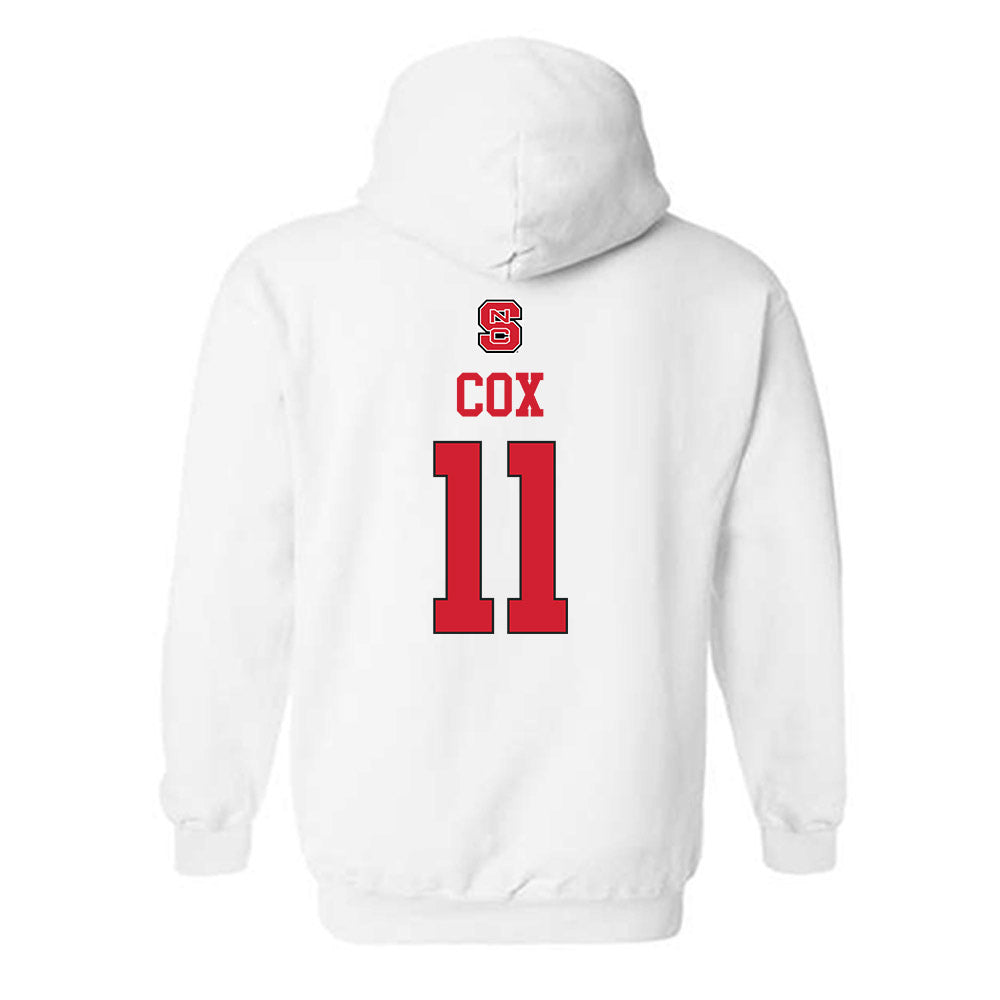 NC State - NCAA Women's Basketball : Madison Cox - Hooded Sweatshirt Replica Shersey