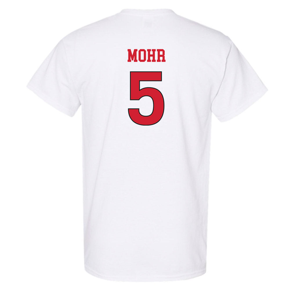NC State - NCAA Women's Soccer : Alex Mohr - White Replica Shersey Short Sleeve T-Shirt